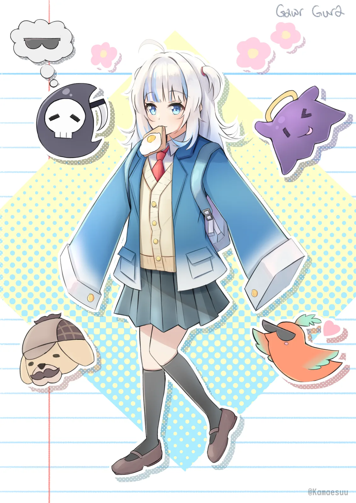 Gawr Gura illustration